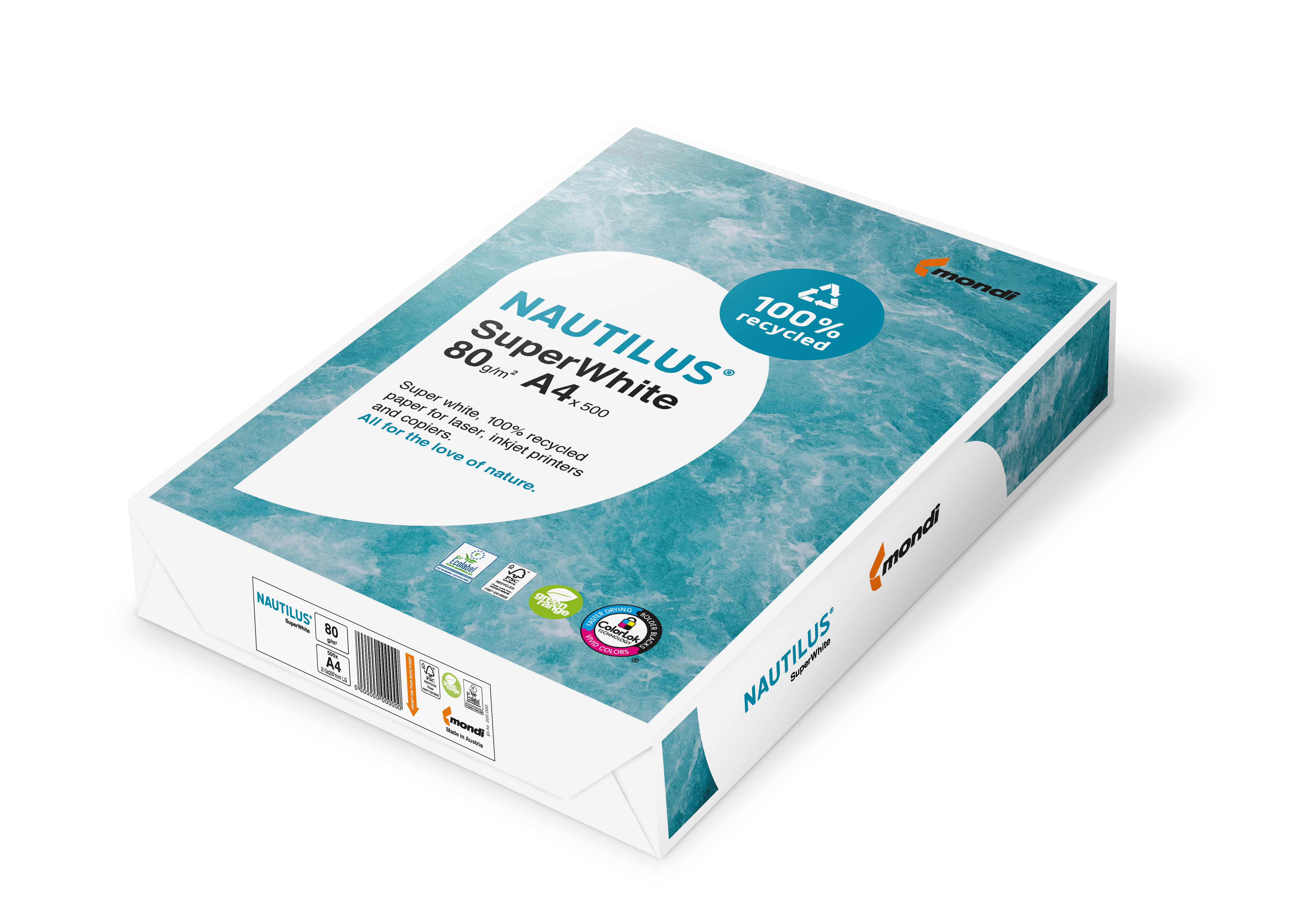 PACKAGING MONDI NAUTILUS SuperWhite-LIEGEND